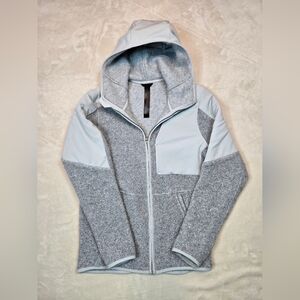 Lululemon Athletica Heathered Gray Hooded Jacket